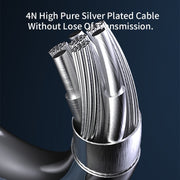 CVJ Angel Wings Hybrid Technology HiFi Music Wired Earphone No Mic