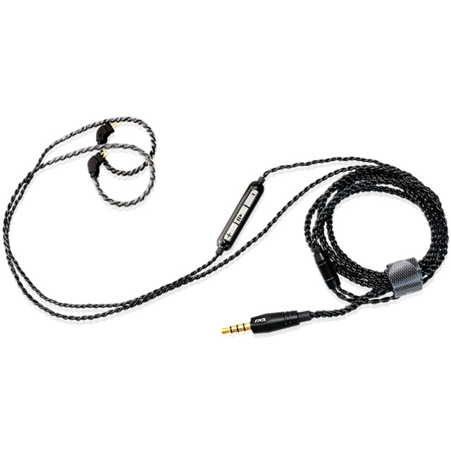 CVJ-V1 1.25m Oxygen-free Copper Silver Plated Upgrade Cable For 0.75mm Earphones, Without Mic