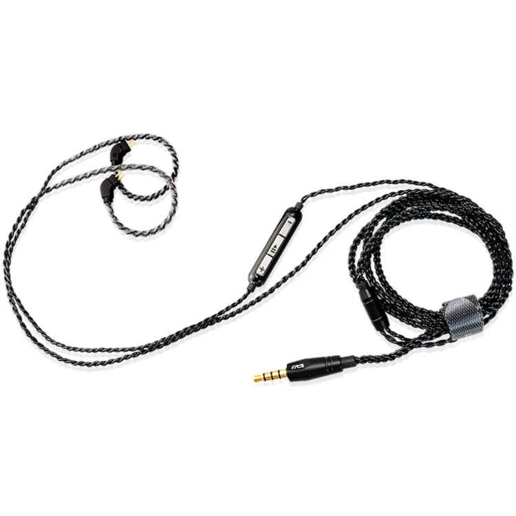 CVJ-V1 1.25m Oxygen-free Copper Silver Plated Upgrade Cable For 0.78mm Earphones, Without Mic