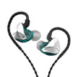CVJ Demon Double Dynamic Coil HiFi Music Wired Earphone No Mic(Silver) - free shipping - PMC TechLife - Order now!