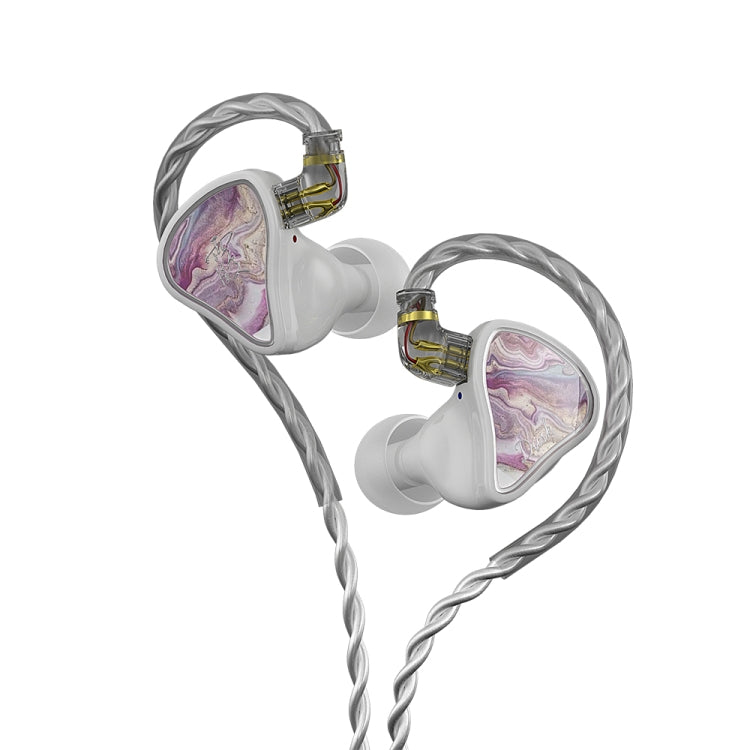 CVJ Hybrid Technology HiFi Music Wired Earphone No Mic(Rosy)