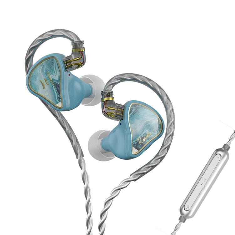 CVJ Hybrid Technology HiFi Music Wired Earphone With Mic(River)