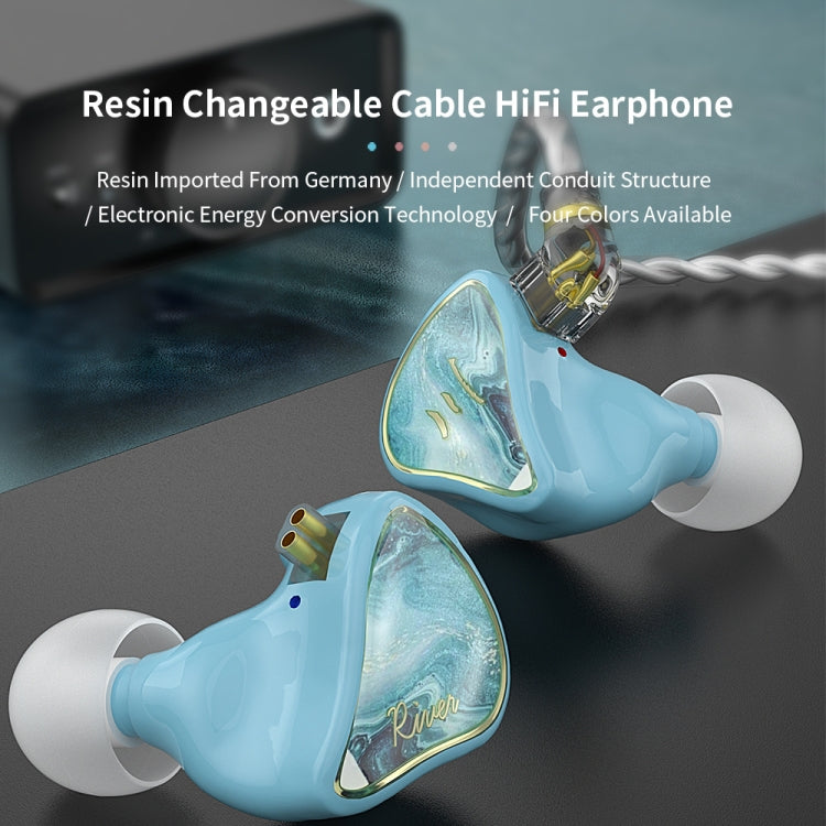 CVJ Hybrid Technology HiFi Music Wired Earphone With Mic(Autumn)