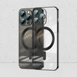 For iPhone 13 Pro Max Whorl Electroplated MagSafe Magnetic Phone Case (Black) - iPhone 13 Pro Max Cases by PMC TechLife | Online Shopping South Africa | PMC TechLife | Buy Now Pay Later Mobicred
