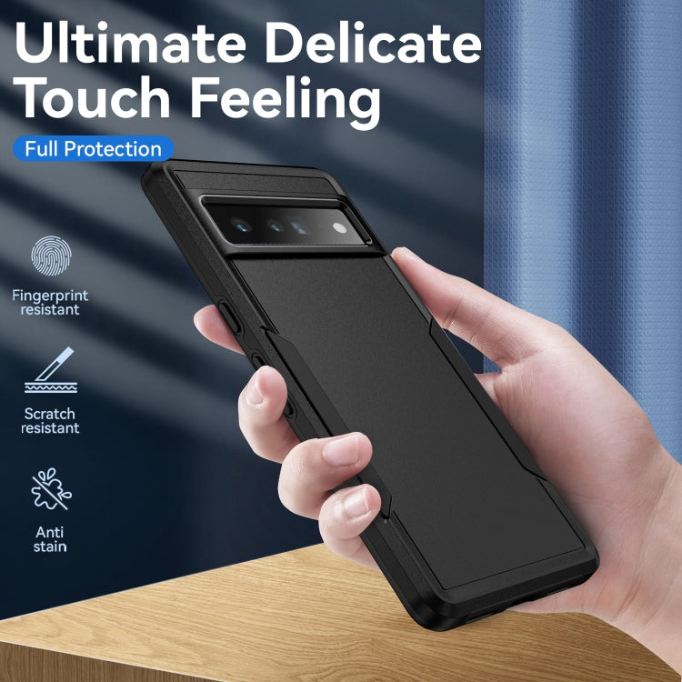 For Google Pixel 7 Pro Pioneer Armor Heavy Duty PC + TPU Phone Case(Black)