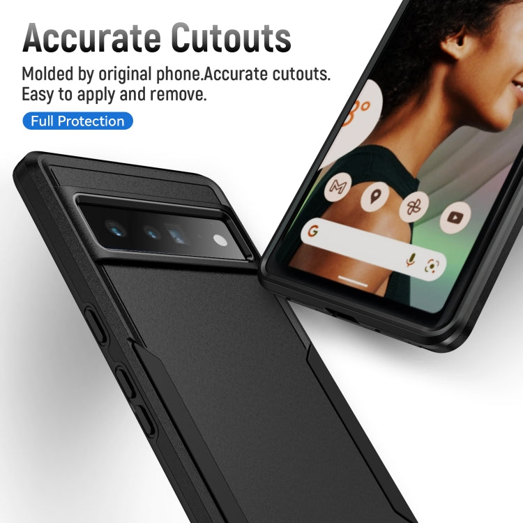 For Google Pixel 7 Pro Pioneer Armor Heavy Duty PC + TPU Phone Case(Black)