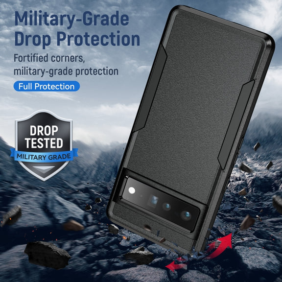 For Google Pixel 7 Pro Pioneer Armor Heavy Duty PC + TPU Phone Case(Black)