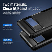 For Google Pixel 7 Pro Pioneer Armor Heavy Duty PC + TPU Phone Case(Black)