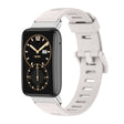 For Xiaomi Mi Band 7 Pro Mijobs Flat Hole TPU Watch Band(Grey Silver) - Watch Bands by MIJOBS