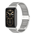 For Xiaomi Mi Band 7 Pro Mijobs Milan Buckle Stainless Steel Watch Band(Silver) - Watch Bands by MIJOBS