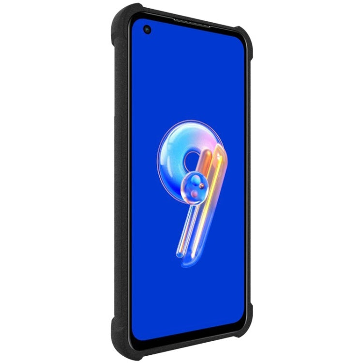 For Asus Zenfone 9 5G IMAK All-inclusive Shockproof Airbag TPU Case (Matte Black)