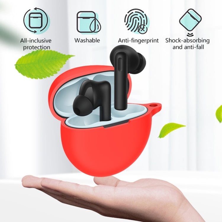 For OPPO Enco Air 2i Wireless Earphone Silicone Protective Case(Dark Green)