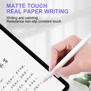 8 PCS / Set Fiber Texture Nib Protector For Apple Pencil(White)