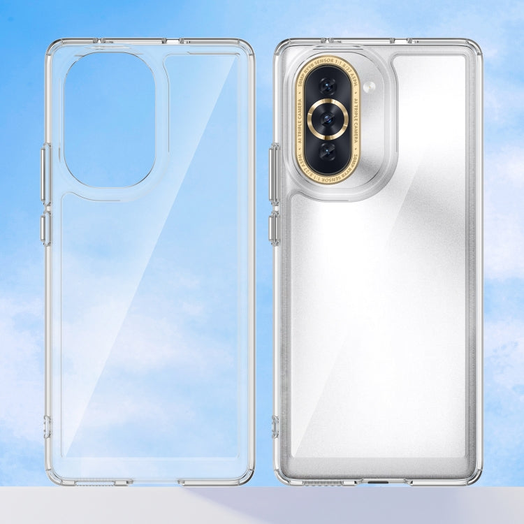 For Huawei nova 10 Colorful Series Acrylic + TPU Phone Case(Transparent)