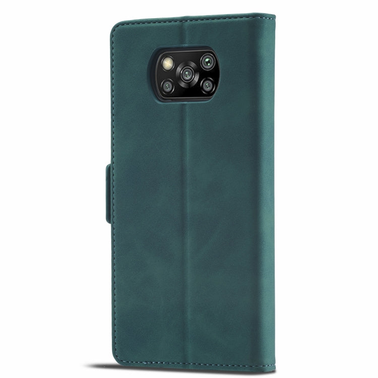 For Xiaomi Poco X3 Pro / X3 / X3 NFC Forwenw Dual-side Buckle Leather Phone Case(Dark Cyan)