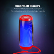 T&G TG335 1800mAh Portable Color LED Wireless Bluetooth Speaker(Black)
