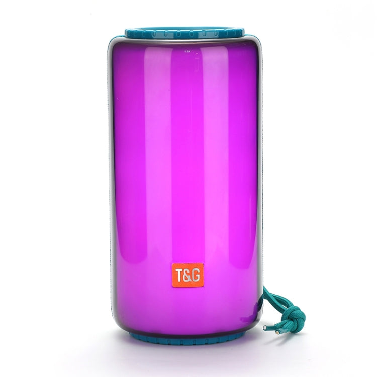 T&G TG639 10W Portable LED Light TWS Wireless Bluetooth Speaker(Light Blue)