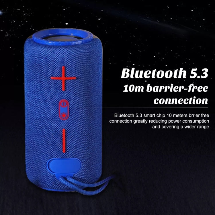 T&G TG639 10W Portable LED Light TWS Wireless Bluetooth Speaker(Green)