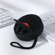 T&G TG808 2 in 1 Mini Wireless Bluetooth Speaker Wireless Headphones(Black)