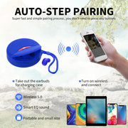 T&G TG808 2 in 1 Mini Wireless Bluetooth Speaker Wireless Headphones(Black)