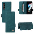 For Samsung Galaxy Z Fold4 Magnetic Clasp Flip Leather Phone Case(Green) - Galaxy Z Fold4 5G Cases by PMC TechLife | Online Shopping South Africa | PMC TechLife | Buy Now Pay Later Mobicred