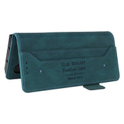 For Samsung Galaxy Z Fold4 Magnetic Clasp Flip Leather Phone Case(Green)