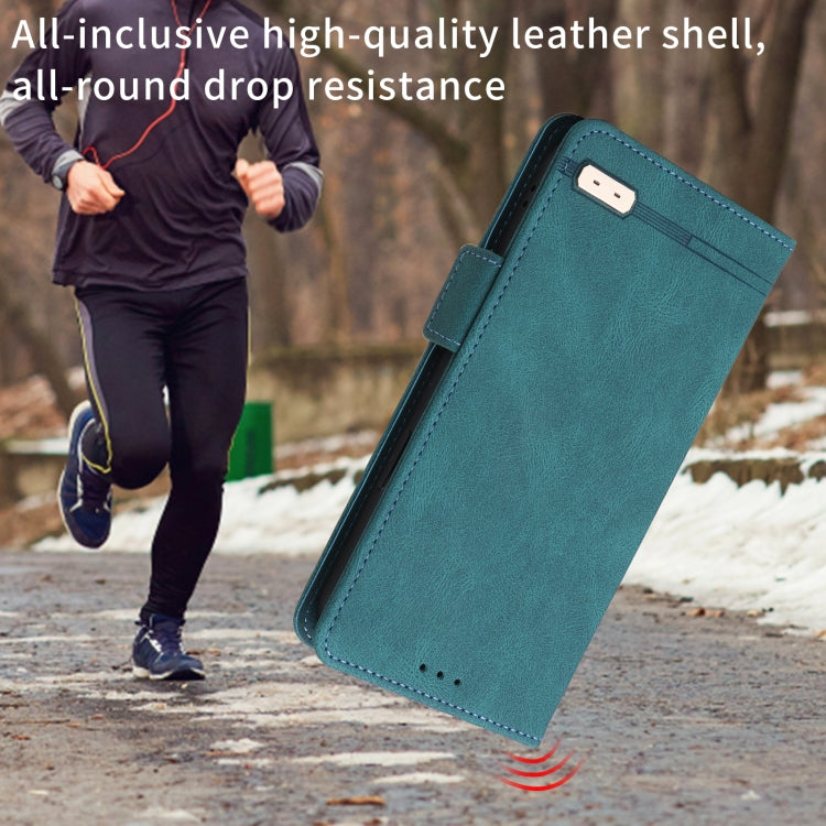 For Samsung Galaxy Z Fold4 Magnetic Clasp Flip Leather Phone Case(Green)