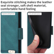 For Samsung Galaxy Z Fold4 Magnetic Clasp Flip Leather Phone Case(Green)
