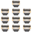 For vivo iQOO 7 10pcs Charging Port Connector - Single Tail Connector by PMC TechLife | Online Shopping South Africa | PMC TechLife