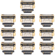For vivo iQOO 5 5G/iQOO 5 Pro 5G 10pcs Charging Port Connector - Single Tail Connector by PMC TechLife | Online Shopping South Africa | PMC TechLife