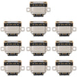 For vivo X70 Pro/X70 Pro+/X80 10pcs Charging Port Connector - Single Tail Connector by PMC TechLife | Online Shopping South Africa | PMC TechLife
