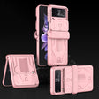 For Samsung Galaxy Z Flip4 GKK Sliding Camshield Magnetic Armor Flip Phone Case(Sweet Pink) - free shipping - PMC TechLife - Order now!