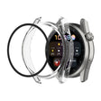 For Huawei Watch3 Pro New PC + Tempered Glass Integrated Protective Watch Case(Transparent White)