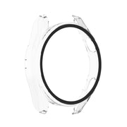 For Huawei Watch3 Pro New PC + Tempered Glass Integrated Protective Watch Case(Transparent White)