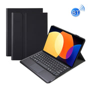 A0N4-A Detachable Sheep Pattern TPU Bluetooth Keyboard Tablet Leather Case with Touchpad For Xiaomi Pad 5 Pro 12.4(Black)