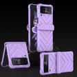 For Samsung Galaxy Z Flip4 GKK Magnetic Folding Swivel Armored Phone Case with Hinges(Purple) - free shipping - PMC TechLife - Order now!