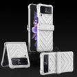 For Samsung Galaxy Z Flip4 GKK Magnetic Folding Swivel Armored Phone Case with Hinges(Silver) - free shipping - PMC TechLife - Order now!