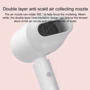 Original Xiaomi Mijia H100 Negative Ion Portable Electric Hair Dryer, US Plug(Pink)