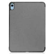 Solid Color Custer Texture Leather Tablet Case For iPad 10th Gen 10.9 2022 / 2025 (Gray)