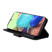 For Samsung Galaxy M31s GQUTROBE Right Angle Leather Phone Case(Black)
