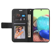 For Samsung Galaxy M31s GQUTROBE Right Angle Leather Phone Case(Black)