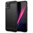 For T-Mobile REVVL 6 Pro 5G Brushed Texture Carbon Fiber TPU Phone Case(Black) - More Brand by PMC TechLife | Online Shopping South Africa | PMC TechLife