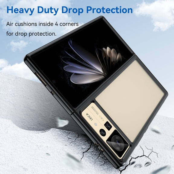 For Xiaomi Mix Fold 2 Colorful Series Acrylic + TPU Phone Case(Black)