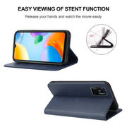 For Xiaomi Redmi 10C Magnetic Closure Leather Phone Case(Blue)