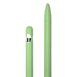 3 in 1 Striped Liquid Silicone Stylus Case with Two Tip Caps For Apple Pencil 2(Matcha Green) - Pencil Accessories by PMC TechLife | Online Shopping South Africa | PMC TechLife