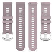 For Xiaomi Haylou Solar LS01 19mm Cross Textured Silicone Watch Band(Purple)