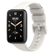 For Xiaomi Mi Band 7 Pro Litchi Texture Leather Watch Band(White)