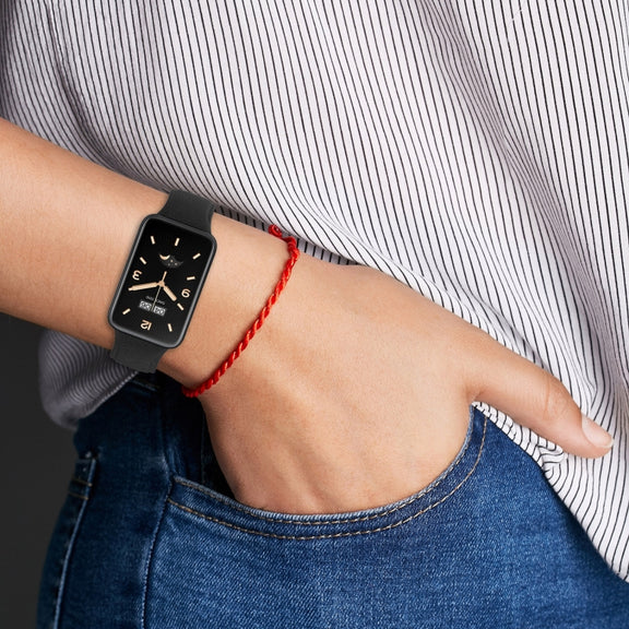 For Xiaomi Mi Band 7 Pro Litchi Texture Leather Watch Band(White)