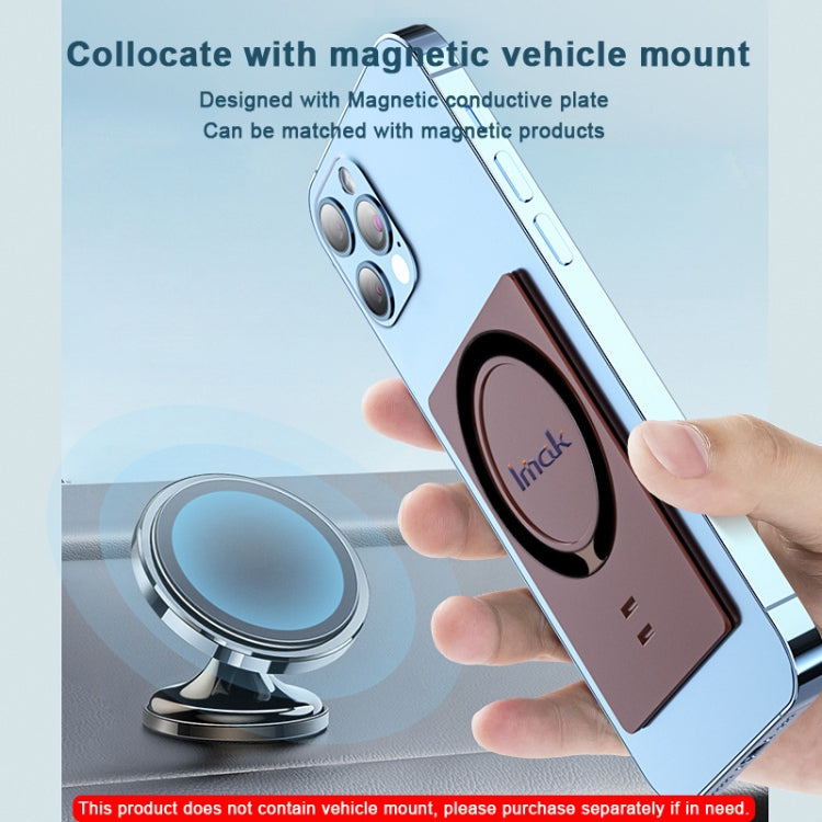 imak MagSafe Wireless ChargingCard-type Multi-function Mobile Phone Holder(White)