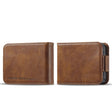 For Samsung Galaxy Z Flip4 5G LC.IMEEKE RFID Anti-theft Leather Phone Case(Brown) - free shipping - PMC TechLife - Order now!